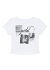 petal ripped photo baby tee Back